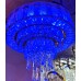 Kристален пеещ полилей EL6239/500 GD ЗЛАТО , 4xE14+100 W LED+LED RGB + MP3 + BLUETOOTH,Диаметър:50 см